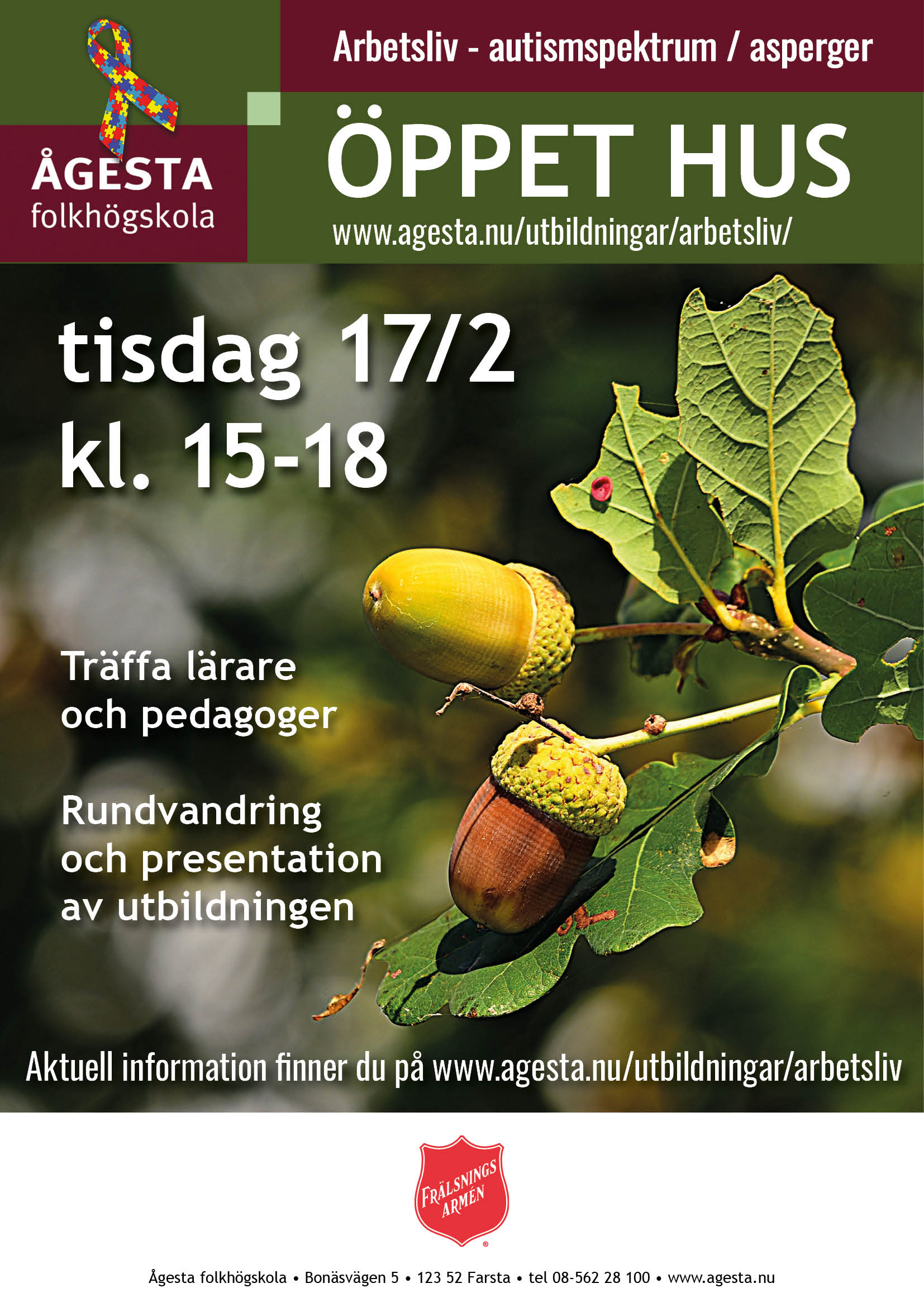 &Ouml;ppet hus - Arbetsliv